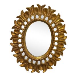 The Stalls Art Deco Vintage Peacock Wall Mirror