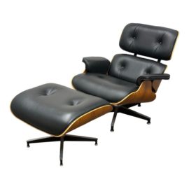 Herman Miller Eames Lounge Chair + Ottoman Set. Original Price: $8,000