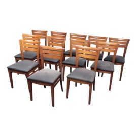 Late 20th Century Loewenstein Dining Side Chairs, Set of Twelve