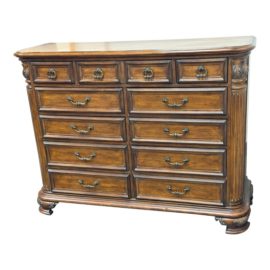 Traditional Chest of Eleven Drawer Dresser
