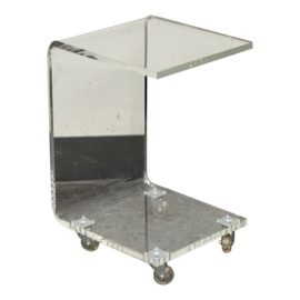 C B2 Peekaboo Acrylic C-Table. Original Price: $200