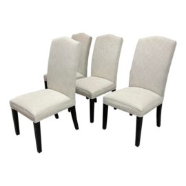 Restoration Hardware Hudson Parson Side Chairs, Set of Four. Original Price: $1,900
