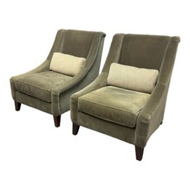 Mitchell Gold + Bob Williams Marlena Chairs, a Pair. Original Price: $4,000