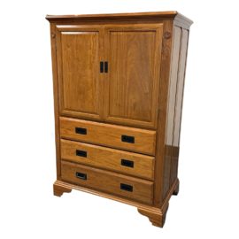 Solid Rosewood Gentleman's Cabinet