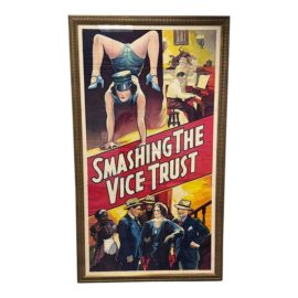 Vintage "Smashing the Vice Trust" Movie Poster