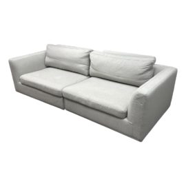 Rove Concepts Milo Alesund Two Piece Wool Felt Sofa. Original Price: $2,500