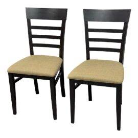 Fillippo Sibau for Room & Board Ladderback Side Chairs, a Pair