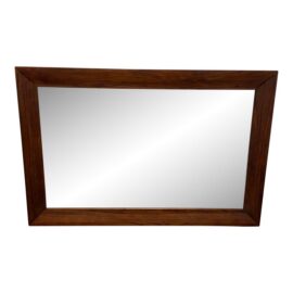 NEW Brownstone Rectangular Medium Brown Wall Mirror