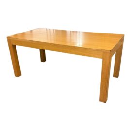 Circa 1990's Italian Beech Wood Extension Dining Table