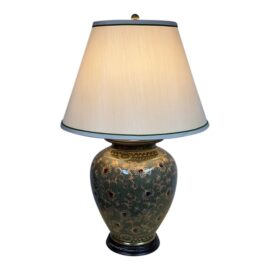 Frederick Cooper Cloisonné Floral Table Lamp. Original Price: $930