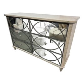 Bernhardt Marquesa Cashmere Mirrored 6 Drawer Dresser. Original Price: $6,500