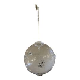 D W M Maloos Custom Design Bubble Pendant With Flowers. Original Price: $1,250