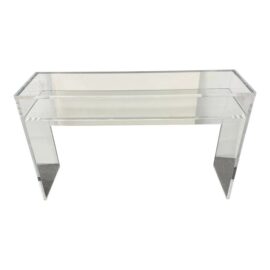 Ballard Designs Alissa Acrylic Console Table. Original Price: $1,800