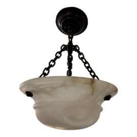 Alabaster Hanging Pendant
