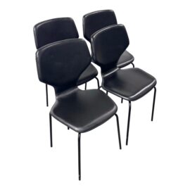 Room & Board Pike Leather Chairs, Set of Four. Original Price: $1,116