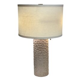 Bliss Studio Hammered Textured Column Table Lamp. Original Price: $950