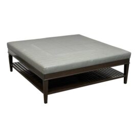 A Rudin Custom Design No. 652 Ottoman/Coffee Table