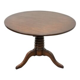Custom Design Gemelli Table in Walnut Finish. Original Price: $4,500