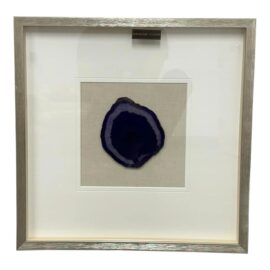 Ambar Art Amethyst Shadow Box in Silver Frame. Original Price: $520