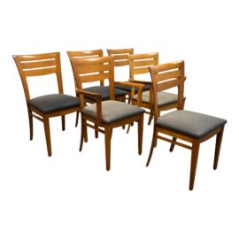 Late 20th Century Loewenstein Dining Side Chairs, Set of Six