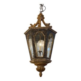 Bliss Studio Bruges Large Hanging Baroque Style Lantern. Original Price: $2,000