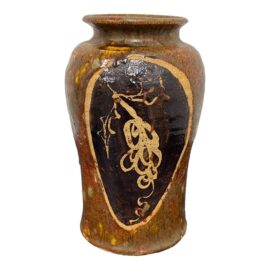 Vintage Japanese Wax-Resin Shoji Hamada Style Vase