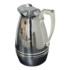 Circa 1950's Thermos Stainless Steel Carafe With Lucite Handle
