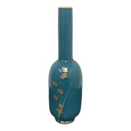 Circa 2011 Studio Paran Art Glass Bottle Vase