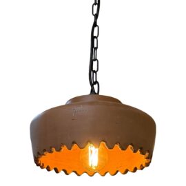 Contemporary Terracotta Pendant Light