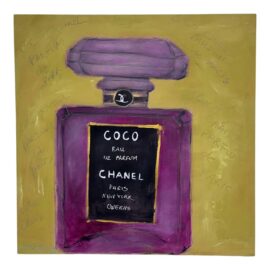 Circa 2004 Mandy Smart Original Painting "Coco Chanel"