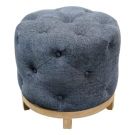 NEW Pottery Barn Jake Tufted Swivel Stool. Original Price: $549