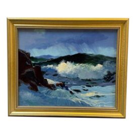 E. John Robertson Original Painting, Framed