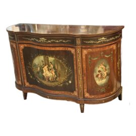 Vintage English Painted Three Piece Sideboard
