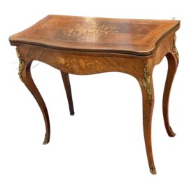 French Antique Louis XVI Style Converting Game Table
