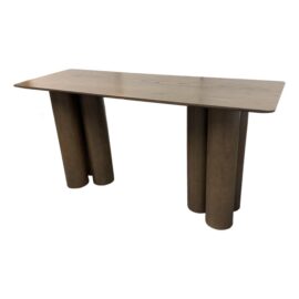 NEW Custom Design Triple Beam Console Table. Original Price: $2,475