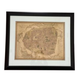 Circa 1805 Historic Map of Vienna, Italy