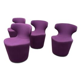 Naoto Fukasawa for B & B Italia Mini Papilio Chairs, Set of Four. Original Price: $8,630