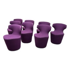 Naoto Fukasawa for B & B Italia Mini Papilio Chairs, Set of Eight. Original Price: $17,260