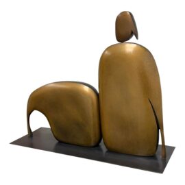 Robert Holmes "Seated" Medium Sculpture, Signed + Numbered Original Price: $12,500