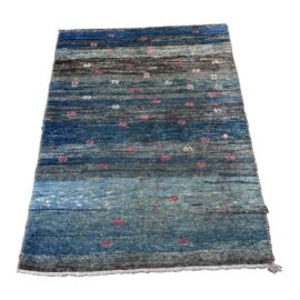 3ft 6in X 5ft 2in Green Gabbeh Rug. Original Price: $1,100