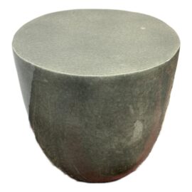 Contemporary Celadon Crackle Round Ceramic Side Table