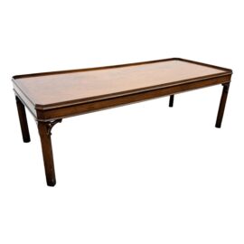 Vintage Chinese Chippendale Style Coffee Table