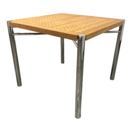 NEW Summit Furniture Sundeck Folding Beach Club Outdoor/Indoor Dining Table. Original Price: $4,800