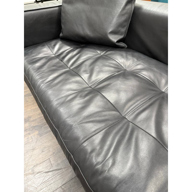 GMHK802○B&B ITALIA MAXALTO Simpliciter 3 Antonio Citterio B&b Italia Maxalto Simplice Black Leather