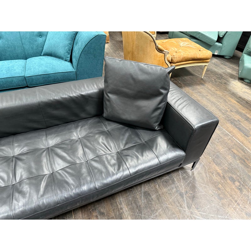 Antonio Citterio B&b Italia Maxalto Simplice Black Leather