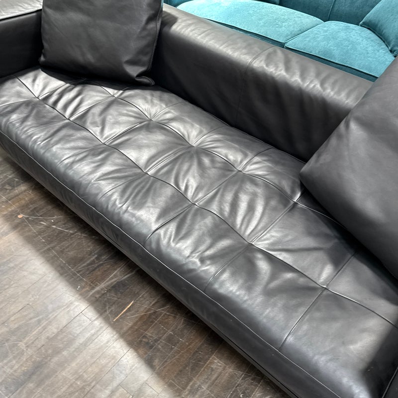 Antonio Citterio B&b Italia Maxalto Simplice Black Leather