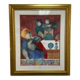 Sunol Alvar "Contemplico De La Image" Limited Edition Embossed Lithograph Edition 73 of 200