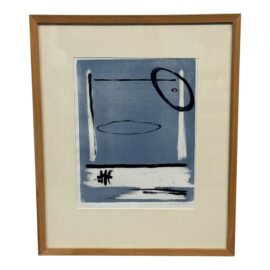 Tania Goodman Vintage Black Ring Abstract, Framed