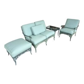 Brown Jordan Vintage Neoclassical 4pc Outdoor Seating Set