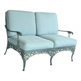 Brown Jordan Vintage Neoclassical Outdoor Loveseat
